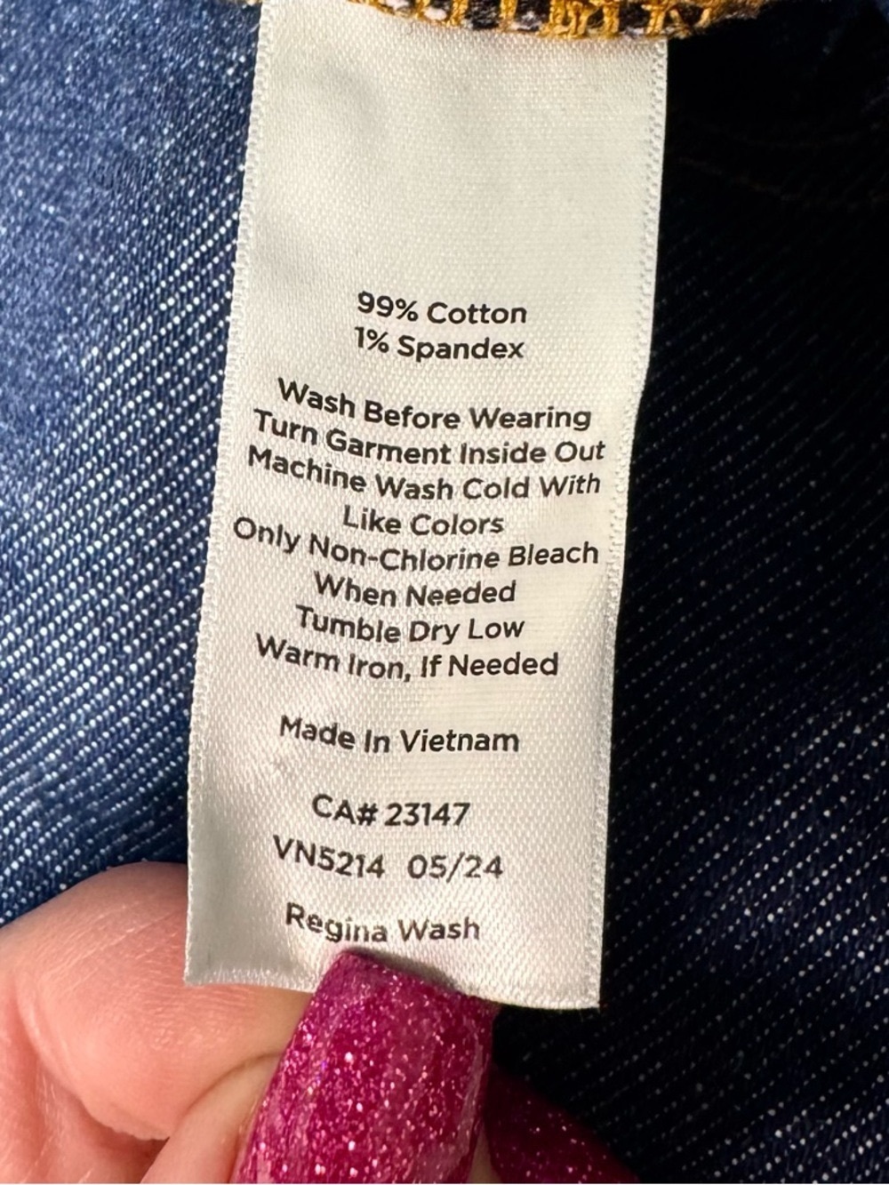 Talbots Slim Straight Ankle Jeans in Regina Wash Size 16 New - Picture 6 of 6